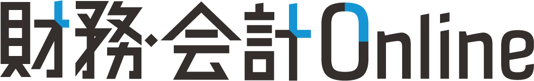「財務・会計Online」のロゴタイプ。EnterpriseZineや既存のサブメディア（Security Online、DB Online）と同様のデザインを踏襲し、ブランドラインを統一したデザインに。