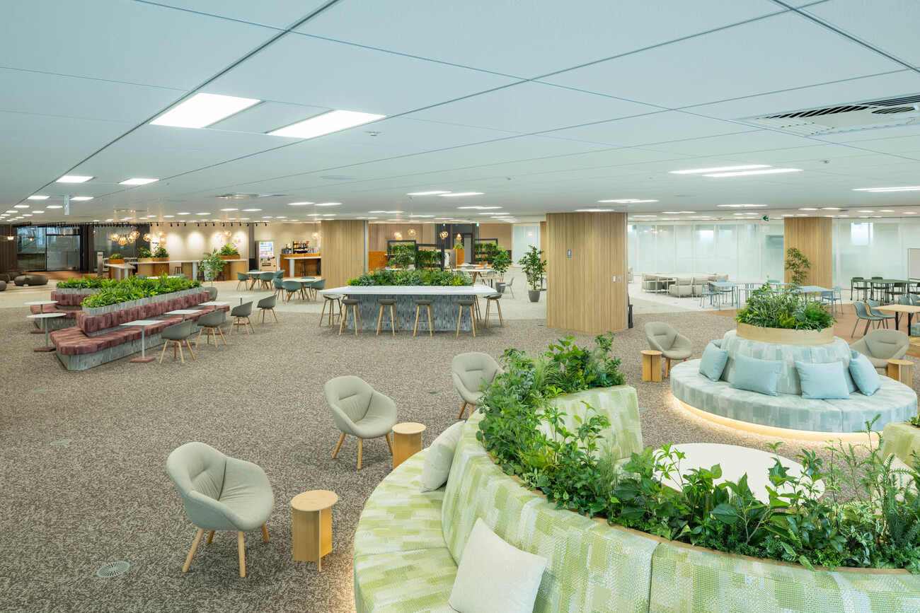 広く開放的なメイン空間