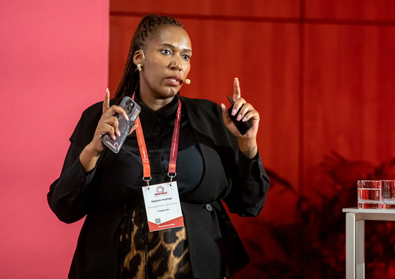 VODACOM South AfricaのExecutive Director HR ンジャブロ・マシゴ氏